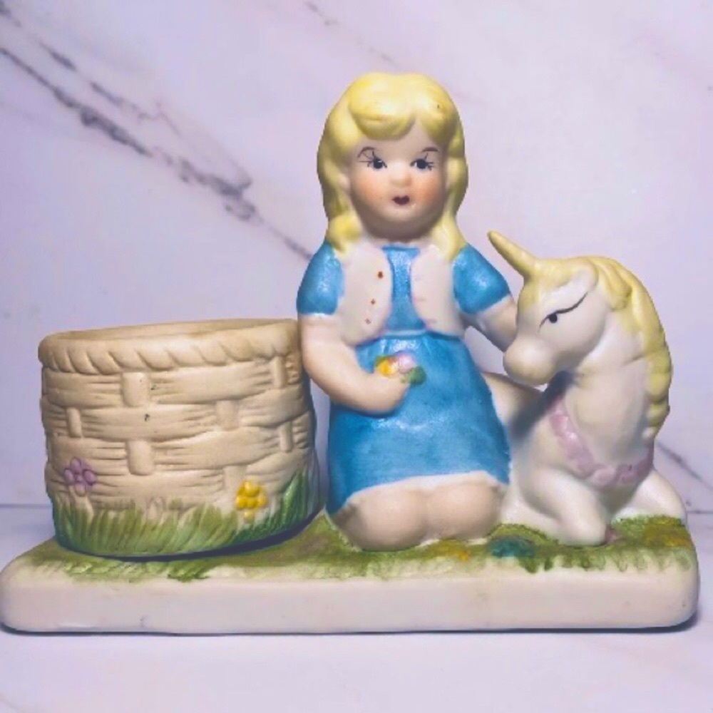 NEW WITH BOX! Lil’Princess Unicorn Candleholder